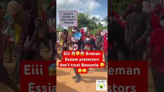 Eiii 😱🫢😱 Breman Essiam protestors don’t trust Bawumia 🤥🤥🤥 [upl. by Swetlana]