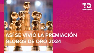 Globos de Oro 2024 Premiación y ganadores de lo mejor del cine y la TV [upl. by Akcemat]