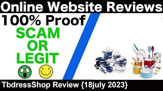 Tbdress shop Reviews 18th July 2023 😱 100 Proof  ❎ Is Tbdress shop SCAM or LEGIT ✅ 🤔 [upl. by Yoshio]