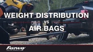 The Difference Between Using Weight Distribution and Air Bags to Level Your Load [upl. by Colby]