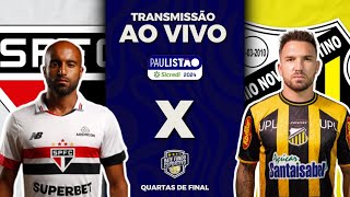 SÃO PAULO X NOVORIZONTINO  PAULISTÃO  DIRETO DO MORUMBIS AO VIVO E COM IMAGENS DO PRÉ E BASTIDORES [upl. by Ardnuasak318]