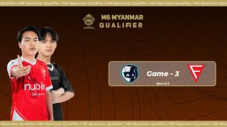 Game  3 AI ESPORTS vs FALCON ESPORTS  M6 Myanmar Qualifier [upl. by Niatsirk]