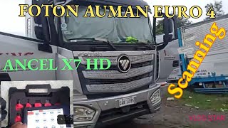 ANCEL X7 HD Compatible for FOTON AUMAN EURO 4 [upl. by Cuttler]