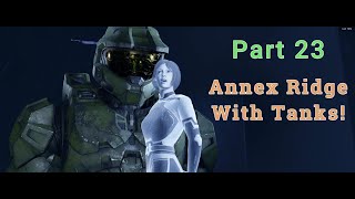 Annex Ridge  FireFight  Halo Infinite  Campaign  Gameplay Walkthrough  Part 23 [upl. by Ardnasak]