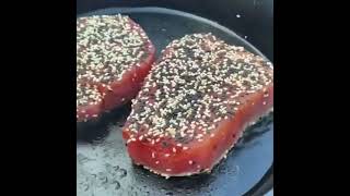 Yellowfin Tuna Steaks Recipe  Yellowfin Tuna Steaks [upl. by Dahle877]