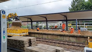 Werkzaamheden op station Twello [upl. by Yerga]