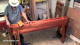 1 of 34 How To Build A Roubo Work Bench AskWoodMan Style [upl. by Mark]