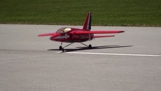 Folland Gnat T1 EImpeller JetMeeting Salzburg 201328 [upl. by Boothman369]