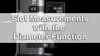 V Height Gage Slot Measurements with the Diameter Function [upl. by Yeliah]