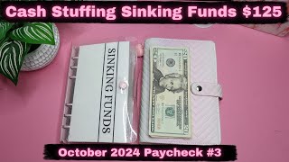 Sinking Funds October 2024 Paycheck 3 [upl. by Seiden]