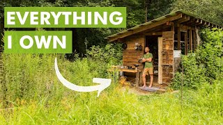 Everything I Own Fits in this Tiny House  FULL Tour of my Simple Sustainable Life [upl. by Hadsall]