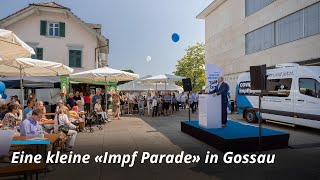 Eine kleine «Impf Parade» in Gossau [upl. by Christianity]