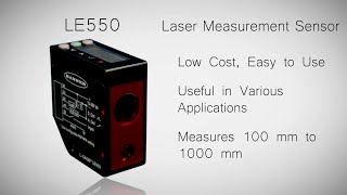 Banner LE550 Laser Measurement Sensor [upl. by Ahsenod488]