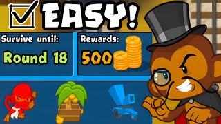 Professor Evil Today Easy Challenge BTD Battles [upl. by Atalayah]