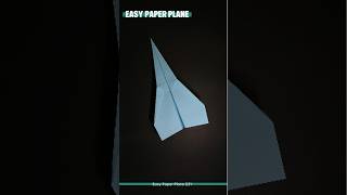 How to Make a Simple Paper Plane  Easy DIY Plane Craft origami papercrafts diy [upl. by Yssirc]