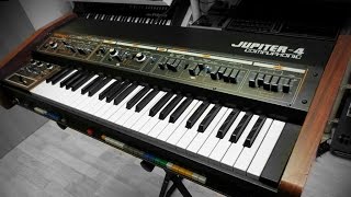 Roland Jupiter4 Analog Synthesizer 1978  Dust in the Wind [upl. by Htebsle]