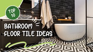 10 Best Bathroom Floor Tile Ideas  Most Popular Tile for Bathrooms [upl. by Ahsiekahs]