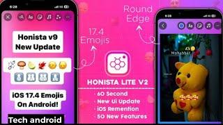 Honista Lite v2 New Update 🗿 iOS 174 emojis amp iOS Reels On Honista lite v2  Honista IPhone Story [upl. by Aneerehs]