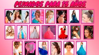 PEINADOS PARA 15 AÑOS  PEINADOS PARA QUINCEAÑERAS FÁCILES  PEINADOS RECOGIDOS 2016 [upl. by Baggott]