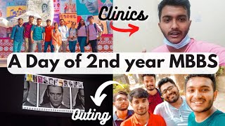 A day in Life of Medical student  2nd year MBBS  Vlog  Clinics  Outing with friends [upl. by Rokach]