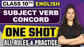 Subject Verb Concord Class 10 CBSE  English Grammar  Subject Verb Agreement All Rules and Practice [upl. by Cartwell417]