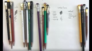 Review Palomino Blackwing Pencil Collecting amp the 4 Blackwing Pencil Cores [upl. by Gault]