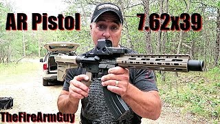 762x39 AR Pistol Range Review  TheFireArmGuy [upl. by Bartley]