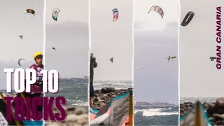 Top 10 Tricks  GKA Big Air Kite World Championships Gran Canaria 2024 [upl. by Ettebab]