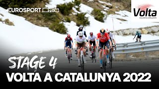 Volta a Catalunya 2022  Stage 4 Highlights  Cycling  Eurosport [upl. by Annawit221]