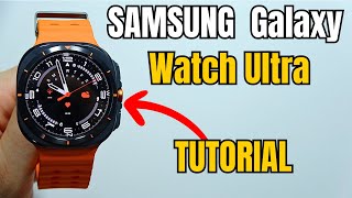 SAMSUNG Galaxy Watch Ultra How to Turn On Water Lock [upl. by Alithea]