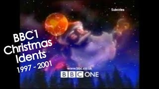 BBC1 Christmas Idents 1997 to 2001  The Ident Review [upl. by Kistner]