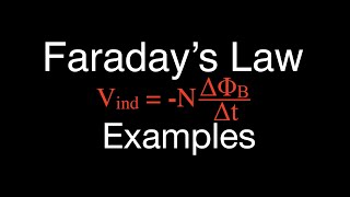 Electromagnetic Induction 6 of 15 Faradays Law Example Problems [upl. by Atsok]