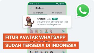 Fitur Avatar WhatsApp Resmi Hadir di Indonesia [upl. by Edora]