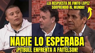 ESTO DIJO PITBULL CRUZ AL ENCARAR A DAVID FAITELSON POR MENOSPRECIARLO Y DECIR QUE ES UN TIRAGOLPES [upl. by Ramo]