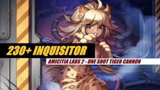 iRO  Chaos  Tiger Cannon Inquisitor One Shot TC  Amicitia Lab 2 [upl. by Adnohrahs]