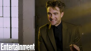 Robert Pattinson Breaks Down the New Batsuit used in The Batman  Entertainment Weekly [upl. by Ennaeirrac941]