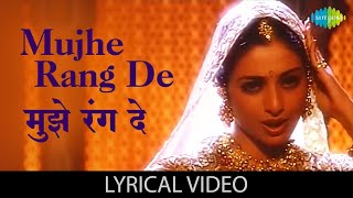 Mujhe Rang De with lyrics  Old Hindi Song  Thakshak  AR Rahman  Asha Bhosle  Tabu [upl. by Lovash]