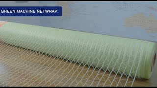 UniPak Green Machine Netwrap Round Bale Net  European quality to suit all modern balers [upl. by Assi]