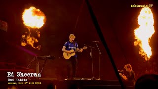 Ed Sheeran  Bad Habits  Concert Ending Fireworks  Live in Belgrade 17082024 BEST QUALITY 4K [upl. by Maupin]