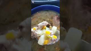 sopita de pasta con papa y zanahoria y pollito [upl. by Ennoval]