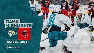 HIGHLIGHTS Stena Line Belfast Giants vs Cardiff Devils [upl. by Lita]