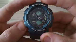 Casio GShock GA  140 Ustawienia godziny i inne [upl. by Linker]