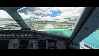 MSFS 2020  St Maarten TNCM Locator with procedure turn  4K  Ultra [upl. by Alag]