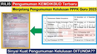 DTUNDA Baru Saja Pengumuman KEMDIKBUD Terbaru Menjelang Pengumuman Kelulusan PPPK Guru 2023 [upl. by Aserret316]