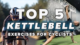 Top 5 Kettlebell Exercises for Cyclists  Tutorial  Workout [upl. by Orfurd]