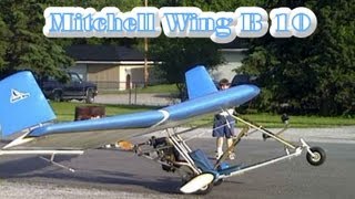 Ultralight Aircraft Kit  Mitchell Wing B 10 jet powered ultralight aircraft [upl. by Oidivo528]