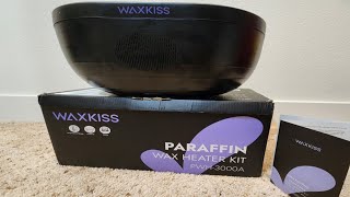 Waxkiss Paraffin wax kit Amazon bought [upl. by Ayram]