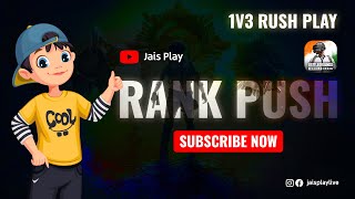 1v3 Rush Play for Rank Push amp Chicken Dinner  BGMI PUBG Mobile Gameplay BattlegroundsMobileIN [upl. by Sadowski796]