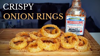 COMMENT FAIRE DES ONION RINGS SUPER CROUSTILLANT  CRISPY ONION RINGS [upl. by Fillbert]