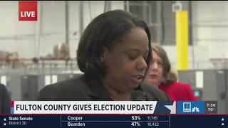 Fulton County officials give election update after polls close [upl. by Aeneus339]